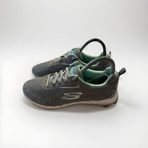 Skechers Womens Skech Air 12211 Gray Running Shoes Sneakers Size 7